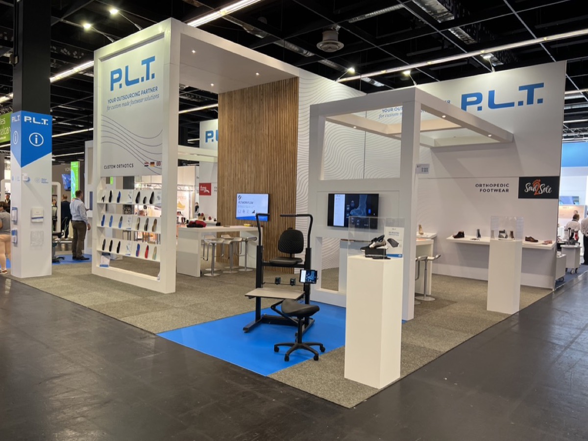 Lo stand Orthostand alla fiera Orthopädie Schuh Technik di Colonia, 2022