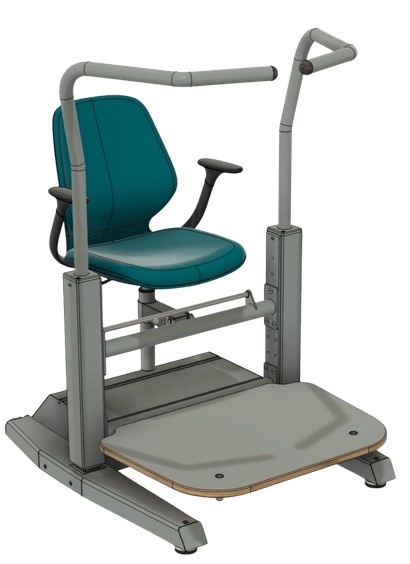 The fully assembled Orthostand M30, ready for work
